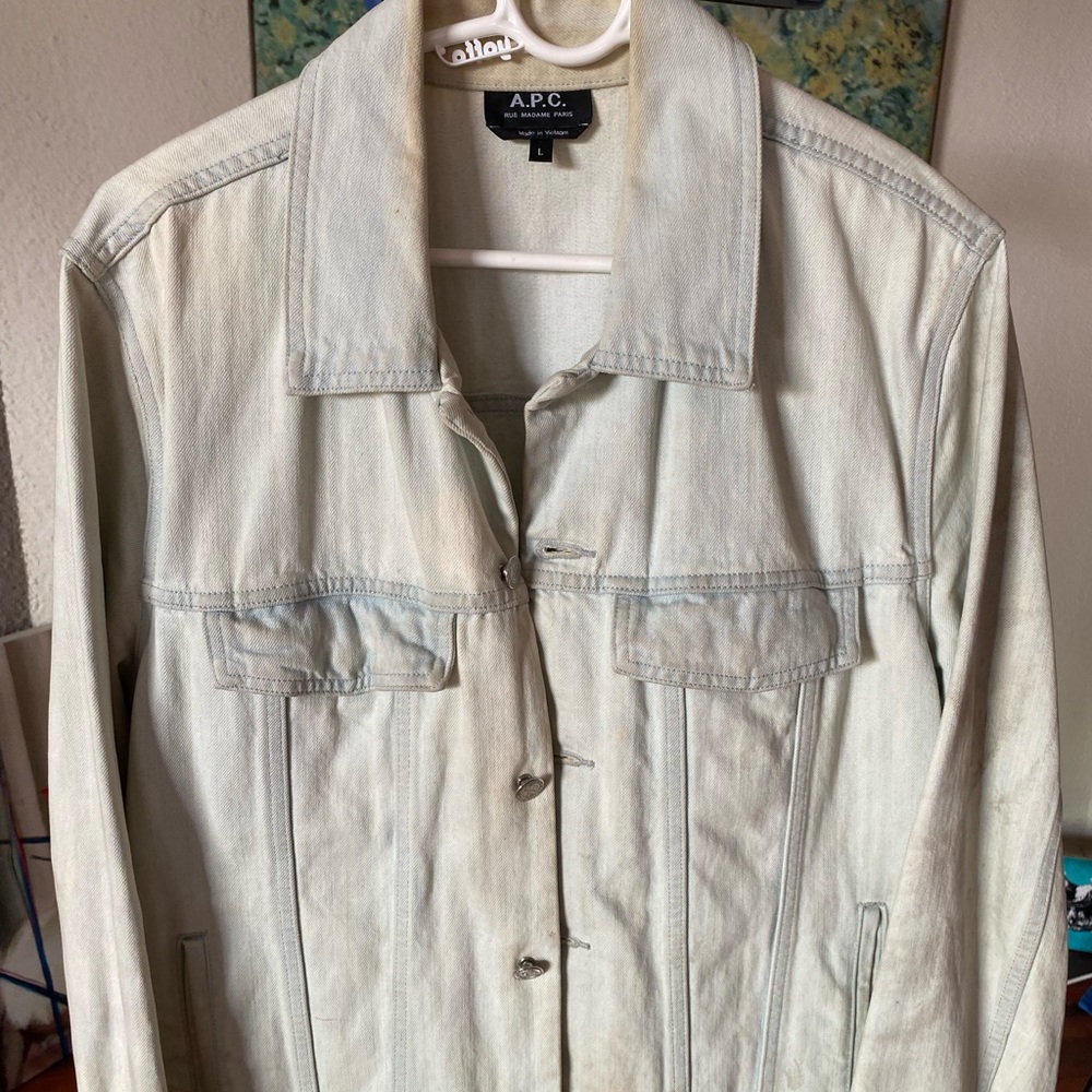 APC light washed Jean jacket
